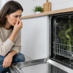 Чому з посудомийної машини з’явився неприємний запах і як його прибрати