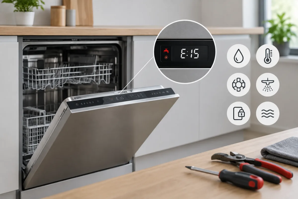 Помилки посудомийної машини Bosch: коди несправностей та їх значення
