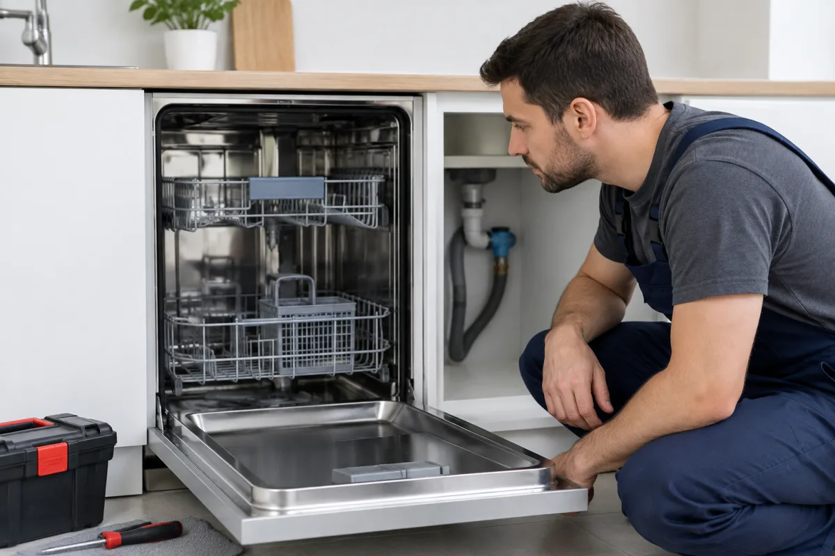 Посудомийна машина Bosch не набирає воду: що перевірити